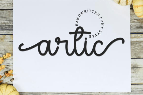 Artic: A Festive Script Typeface for Holiday Editorial Design