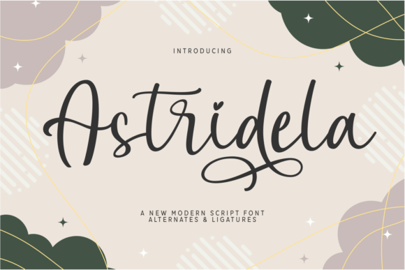 Astridela: The Script Font That Elevates Campaign Visuals