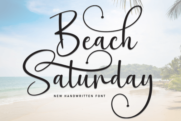 Beach Saturday: A Relaxed Handwritten Font for Editorial Design