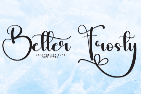 Better Frosty: A Whimsical Display Font for Web Design