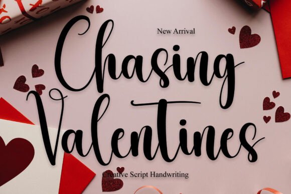 Chasing Valentines: A Handwritten Font for Makers