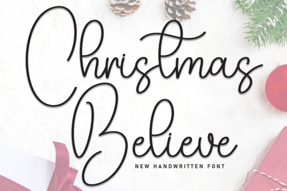 Christmas Believe Font: Elevating Web Design with Handwritten Style