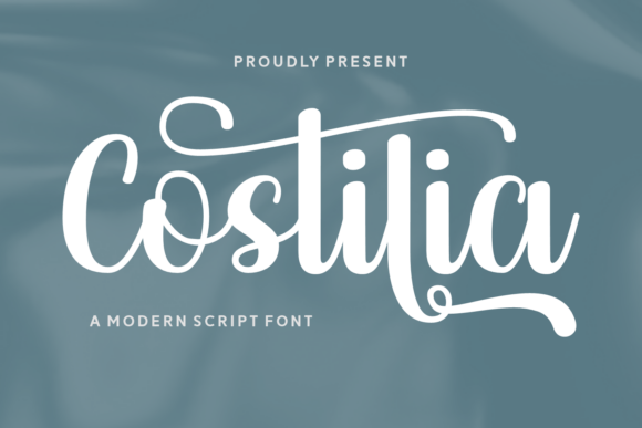 Costilia: A Modern Script Typeface for Elegant Editorial Design