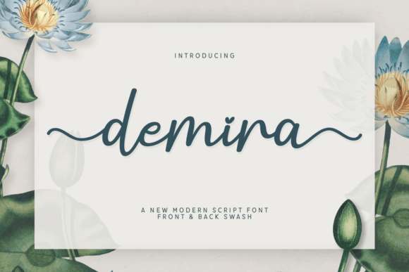 Elevate Your Brand with the Demira Script Typeface