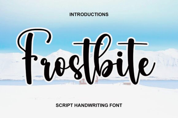 Frostbite: The Elegant Handwritten Font for Makers
