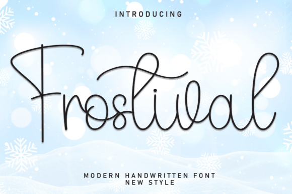Frostival: The Perfect Script Font for Handmade Brands