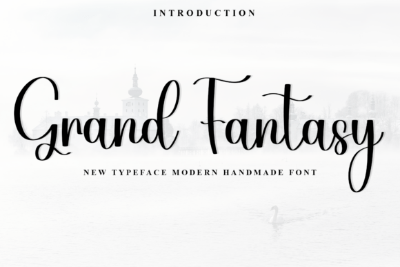 Grand Fantasy: An Elegant Script Typeface for Editorial Design