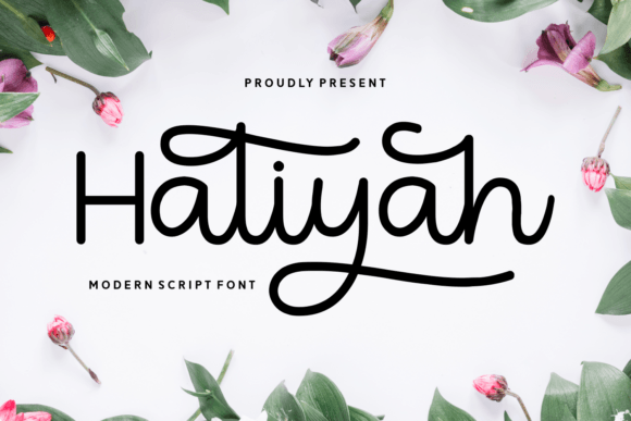 Haliyah: A Modern Script Typeface for Web Design