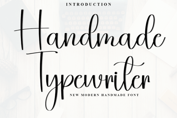 Handmade Typewriter Font: The Perfect Script for Crafters