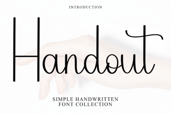 Handout Font: A Friendly Typeface for Small Business Branding