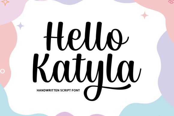 Hello Katyla: A Playful Script Font for Editorial Design