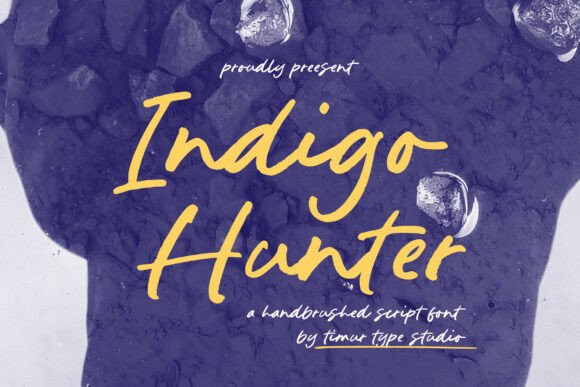 Indigo Hunter: The Bold Script Font for Handmade Brands
