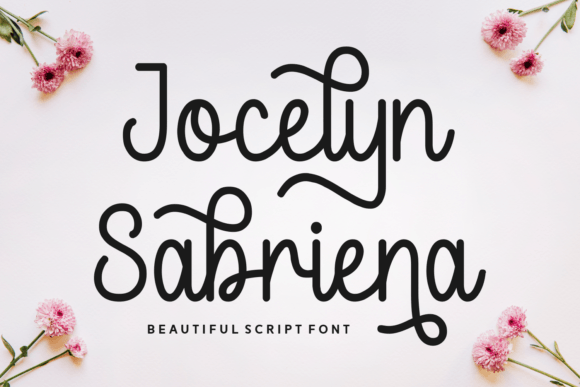 Jocelyn Sabriena: An Elegant Script Font for Editorial Design