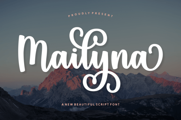 Mailyna Font Review: A Bold Script for Modern Branding