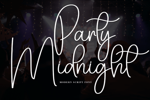Party Midnight: A Handwritten Font for Modern Web Design