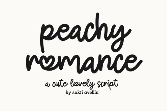 Peachy Romance Font: A Maker's Guide to Handmade Labels