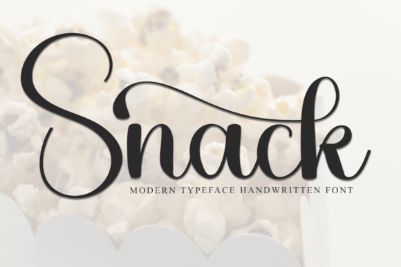 Snack Font: A Playful Script for Cheerful Branding