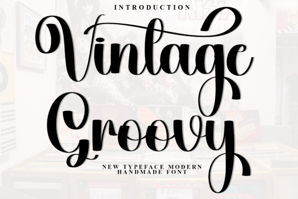 Vintage Groovy: A Warm Typeface for Handmade Brands