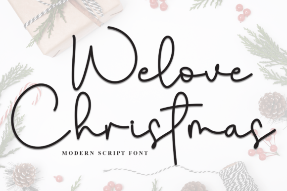 Welove Christmas Font Review for Holiday Campaigns