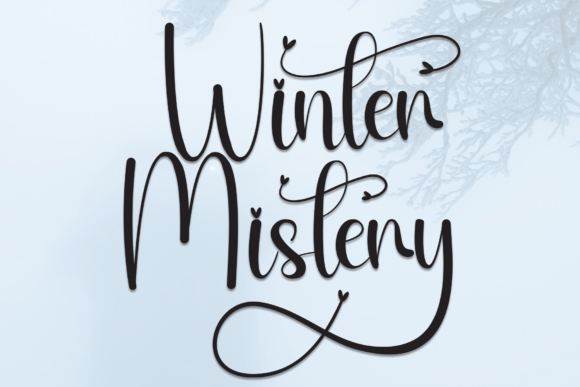 Winter Mistery: The Playful Script Font for Handmade Brands