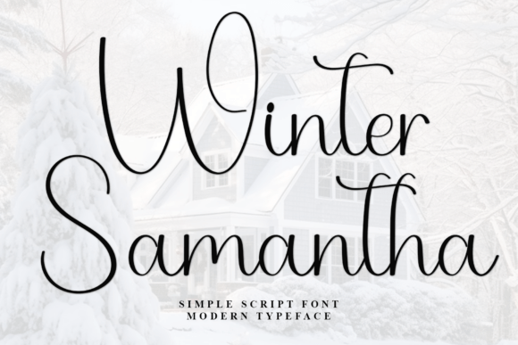 Winter Samantha: A Festive Typeface for Holiday Branding