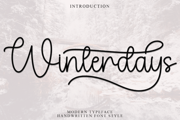 Winterdays Font: A Warm Typeface for Small Business Branding